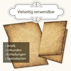 TATMOTIVE Letter Paper Cardboard Vintage Retro DIN A4, 170 g/m²,
