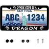 BLVD Black License Plate Frame My Other Ride Is A