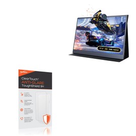 BoxWave Screen Protector Compatible with BEDAIL Gaming Portable Monitor (17.3 in) - ClearTouch Anti-Glare ToughShield 9H (2-Pack), Anti-Glare 9H Tough Flexible Film Screen Protector