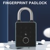 Smart Fingerprint Password Padlock Card APP Key Access Theft Proof