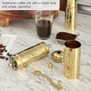 Glios Decorative Handmade Turkish Black Pepper & Coffee Grinder, Refillable