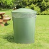 Plexon Round Trash Can 13 Gallon, Vintage Metal Outdoor Trash
