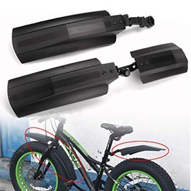 Farway 26 inch Snow Bicycle Mudguard Fat Bike Fender Front Rear Mud Guard Cycling Bike Fender for Fat Tire Mountain Bike