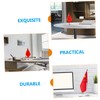 DOITOOL 2 Sets China Table Flag with Metal Base Decorative
