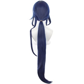 ZGNGLIZ Anime Cosplay Wig for Game Genshin Impact Cosplay Wigs with Free Wig Cap (Clorinde)