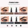 Lápiz de cejas mejorado 2025, maquillaje en gel para cejas