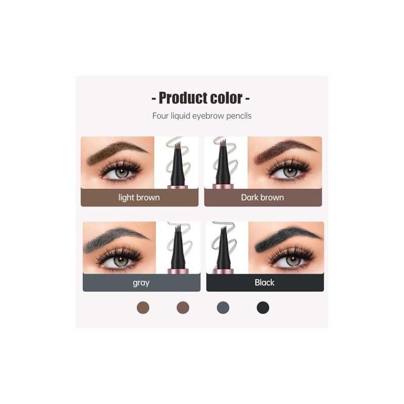 Lápiz de cejas mejorado 2025, maquillaje en gel para cejas