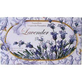 Saponificio Artigianale Fiorentino Moisturizing Italian Vegetable Soap 10.5 oz Made in Tuscany Italy (Lavender)