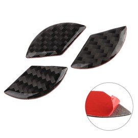 Nikou Steering Wheel Logo, Compatible Logo Carbon Fiber, for Benz Accessories Parts Emblem Badge Decals Covers Interior Decorations M-ercedes C Class W204 2005-2012