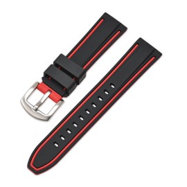 Ullchro Watch Strap Rubber 20| 22| 24| 26mm Watch Band Replacement Strap Strap Replacement Watch Band Watch Band Watch Strap for Men Rubber Band Waterproof