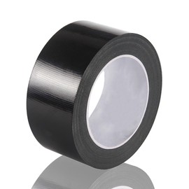 Yuexitech Duct Tape Black, 25 mm x 20 m Fabric Tape, Strong Duct Tape for Home, Automotive or Outdoor Repairs