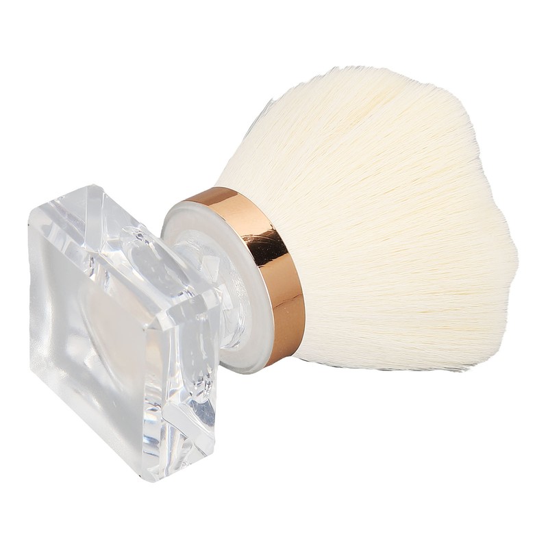 Nail Art Dust Powder Cleaner Brush Soft Bristles Comfortable Grip