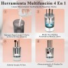 Limpiador Automatico Pinceles Brochas Maquillaje Electrico Color Blanco
