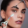 DULSPUE Eyebrow Scissors - Eyebrow Scissors and Eyelash Brush with