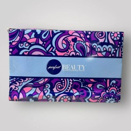 Perfect Beauty (3) Perfect Beauty Makeup Eraser Remover Towels Gift Boxed PURPLE&PINK DESIGN