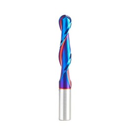 Amana Tool - 46384-K Solid Carbide Spektra Extreme Tool Life Coated Up-Cut Ball Nose Spira