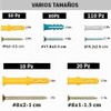 Timotech Juego de Anclajes y Tornillos para Panel de Yeso,