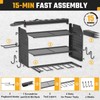 ZESEN Power Tool Organizer Wall Mount, 3 Layer Charging Station