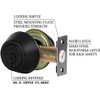 Double Keyed Deadbolt Lock - Keyed on Both Sides, 2-Way
