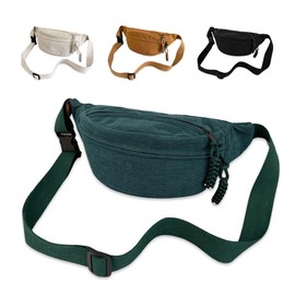 YZROHYI Women's Half Moon Bag, Bum Bag, Fabric, Crossbody Bag, Shoulder Bag, Corduroy, Fashion Hip Bags, Handbags, Shoulder Bags, Adjustable, Half Moon Bag, Belt Bag, Chest Bag Girls, Banana Bag,