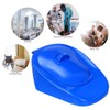 Bedpan with Lid Bed Urinal Unisex Commode Pan Easy to