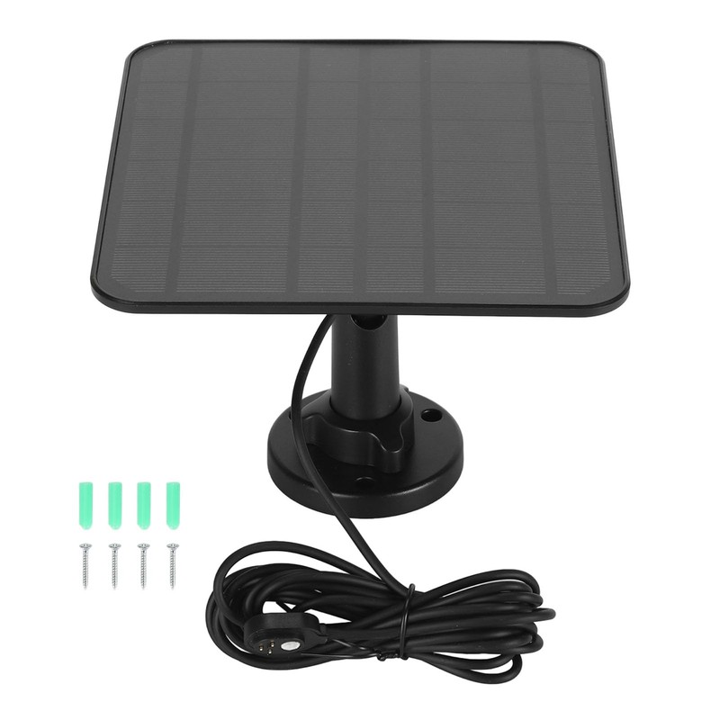 Solar Panel for Security Camera, 12W 6V Portable Solar Charger