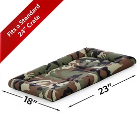 Maxx Dog Bed for Metal Dog Crates, 24-Inch, Camouflage