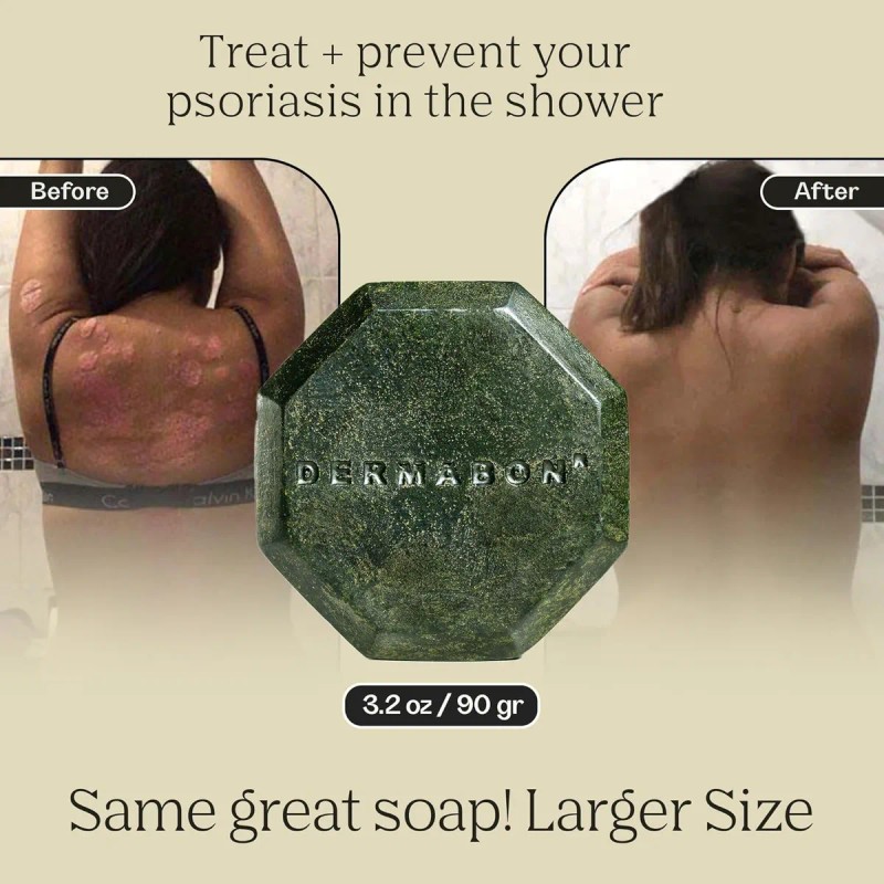 Dermabon Barra De Jabón Para Control De Psoriasis, Dermatiti