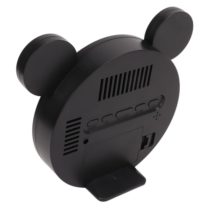 Mirror Alarm Clock 2 Level Brightness Adjustment Ear Design LED