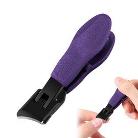 Finger Nail Clippers Adult,Wide Jaw Opening Nail Filer - Splash Proof Toenail Clippers, Bevel Toenail Trimmer Nail Trimmer, Nail Cutters for Fingernails & Toenails