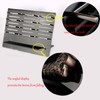 HHUXIUE Knife display stand,knife holder,acrylic knife display stand, folding knife