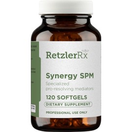 Specialized Pro Resolving Mediators - Synergy SPM by RetzlerRx® | SPM's for Joint Comfort, Tissue Health & Minor Discomfort Relief* - Non-GMO - Gluten Free - 120 Softgels