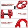 NORJIN 4 Pack 3/8” G80 Alloy Steel Hammerlock Coupling Link