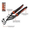 CRESCENT - Plier,8",Auto-Bite,T&G,Cushion Grip (RTAB8CG)