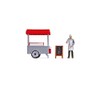 NOCH Tiny-Scenes Ice Cream Truck Model Train Figure H0 Hand