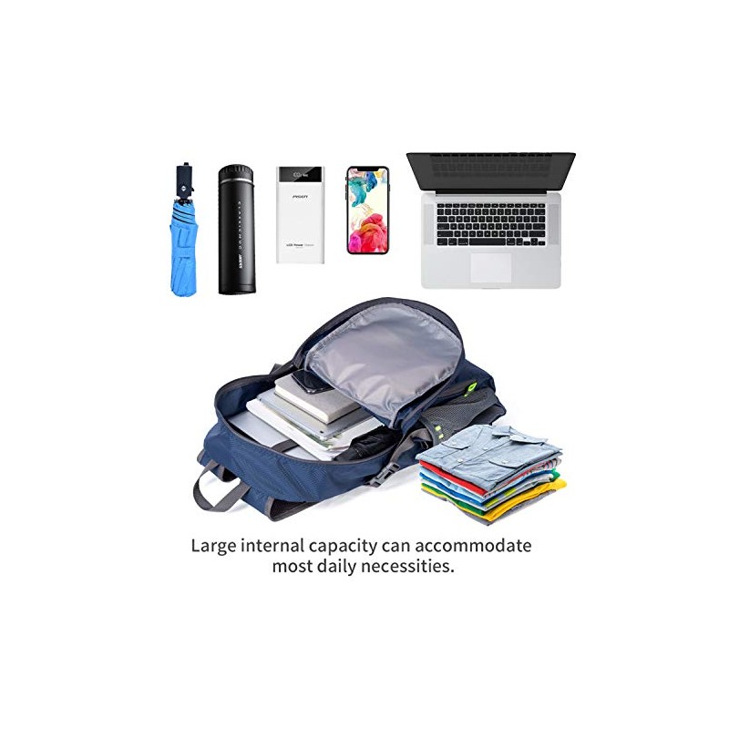 Sharkborough Outdoor Backpack, Foldable, Backpack, Sports, 1.3 gal (35 L),