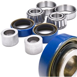 HD Switch (1 KIT) OEM Upgraded Front Wheel Bearing w/Spring Loaded Seals & Spacer Rebuild Kit for Scag 482622 482621 43584 Turf Tiger 482503 457291 483050 SMST SMT SMTC SMWC Series