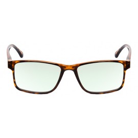 Medspex Photochromic Transition Glasses Tortoise Havana/Teal Green Therapeutic Color Therapy Blue Light Sensitivity