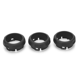 Air Conditioning Knob Cover-3Pcs Air Conditioning Knob Covers,A/C Switch Trim Rings Fit for Discovery 4/Sport