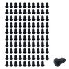 Tighall 100pcs Black Cabinet Hole Plugs Screw Cover Plastic 5mm