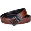 Beltox Men’s Belt Dress Casual Reversible Leather 1.1” w Roller