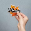 RetroPlanet Maine Autumn Leaf Die Cut Vinyl Sticker