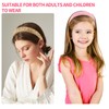 FloralGrace Pack of 4 Glitter Headbands for Girls, Sparkling Sequin