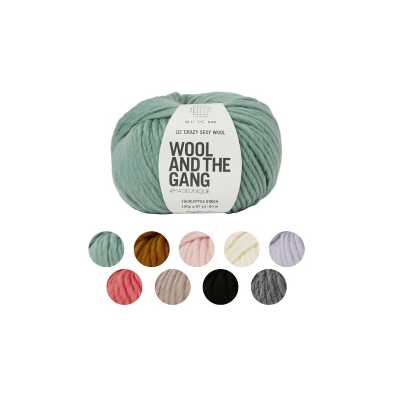Wool and the Gang, Lil' Crazy Sexy Eucalyptus Green Wool