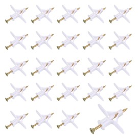 Heavy Duty Plasterboard Fixings, Countersunk Screws for Hollow Drywall Cavity TV Wall Brackets Heavy Duty Expansion Tube with Countersunk Screw for Hollow Drywall Cavity TV Wall Brackets