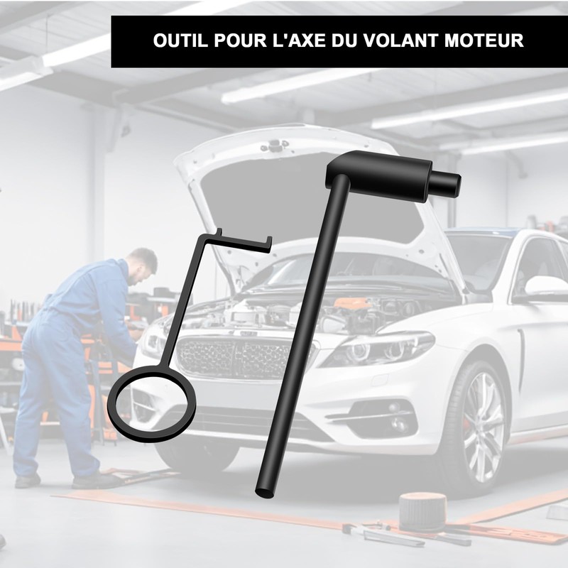 LIDOUYA 4pcs Engine Timing Belt Tool, Engine Adjustment Tool Compatible