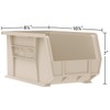Akro-Mils 30239 AkroBins Plastic Storage Bin Hanging Stacking Containers, (11-Inch