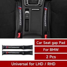 2 x Universal Car Seat Faux Leather Car Seat Gap Filler Spacer Seat Gap Filler Plug Compatible with Car SUV Truck