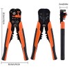 HuLuHouse Pinza Pelacables AutomáTica, pela cables, Naranja