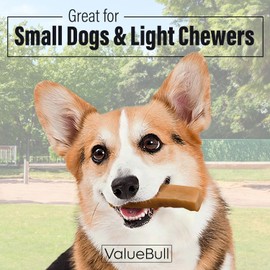 ValueBull Himalayan Yak Cheese Dog Chews, Small, 50 ct Bulk Pack - Long Lasting for Aggressive Chewers, All Natural, Healthy & Safe, Low Odor Nepal Yak Milk Chews